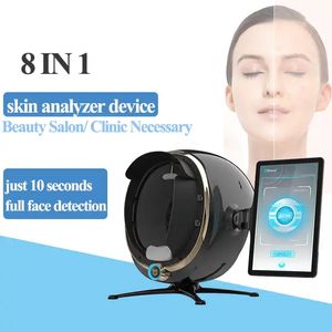 Hautanalysegerät Mehrsprachige 3D-Kamera Auto Smart Facial Magic Mirror High Pixel Digital Analyzer Feuchtigkeitstestscanner Skins Problem Beauty Equipment Sale