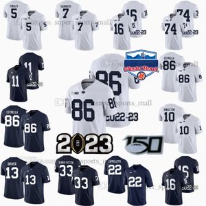 Custom NCAA College Penn State Nittany Lions Maglie da calcio Kaden Saunders Nicholas Singleton Christian Veilleux Cristian Driver Olumuyiwa Fashanu Estrella