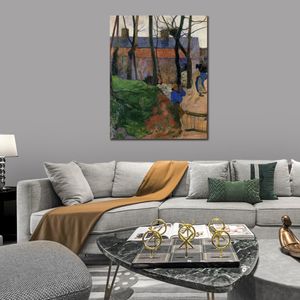 Houses in Le Pouldu Paul Gauguin Paintings Reproduction Hand Painted Canvas Art Landscape Artwork for Wall Decor