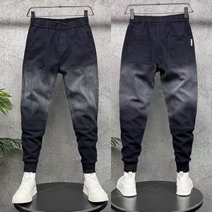 Mens Jeans Men Jean Pants Baggy Leggings Fashion Streetwear Black Denim Clothes Cargo Cowboy Korean Style Original Overall Splice Trousers 230629