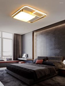 Ceiling Lights All Copper Master Bedroom Led Lighting Modern Minimalist Room Creative Dining Hall Corridor Aisle Nordic