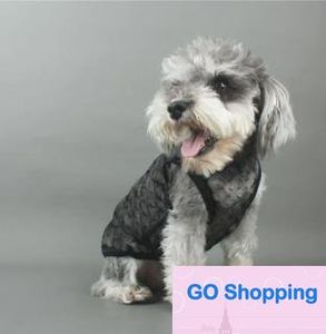 All-match Dog Apparel Black Mash Cool Dog Vest Full Classic Letter Fashion Puppy Vests Summer Outdoor Bichon Schneider Apparel