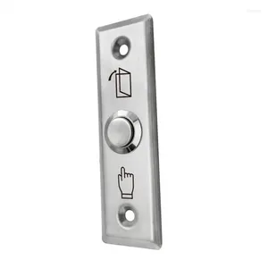 Storage Bags Stainless Steel Exit Button Switch For Lock Door Access Control System Push Release Alloy