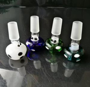 Glass Smoking Pipes Manufacture Hand-blown hookah Bongs Cai Dian Mushroom Soaked Head