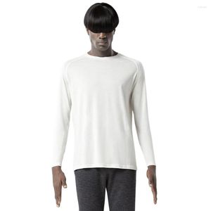 Men's T Shirts Men Merino Wool Sport Shirt Jersey Base Layer Long Sleeve Midweight Top Out Door Warm Thermal Clothes