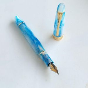 Pens Kaigelu 356 Fountain Pen ef f m nib美しい大理石のアンバーパターンインクペン執筆ギフトオフィスビジネス