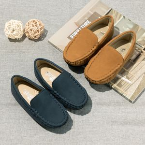 Baby Kleinkind Schuhe 2023 Neue Frühling Sommer Kinder Weiche PU Leder Casual Schuhe Jungen Loafer Mädchen Mokassins Schuhe Größe 21-33