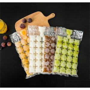 Other Bar Products Wholesale Disposable Ice Cube Bags Stackable Easy Release Mold Trays Self-Seal Zing Maker Cold Pack Cooler Bag Fo Dh63T