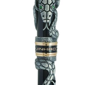 Pens luksus Jinhao 888 Gold Cobra Fountain Pen School School Student Office Stacjonarne