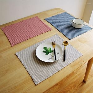 Table Napkin Nordic Style Cotton Napkins Double-layer Double-sided Stripe Cloth Meal Mat Dinner Wedding Dropship Suppliers