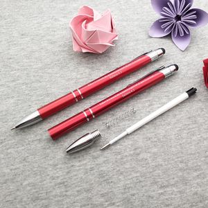 Pens Company new year gifts Touch Stylus pens for employees and customers custom print with your thanks words and company /email