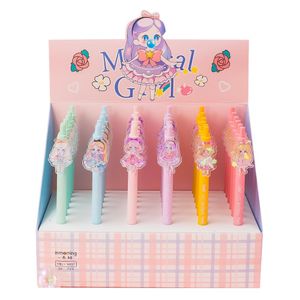 Ручки 36 шт./Лот Kawaii Princess Press Gel ручка милая 0,5 мм черные чернила подпись Pens Prones