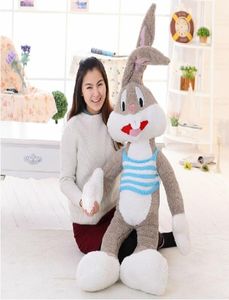 Creative Cartoon Selling Objekt Plush Toys Bugs Bunny fylld Animal Kawaii Doll för barn Soft Pillow Funny Toy Christmas Gift T1340274