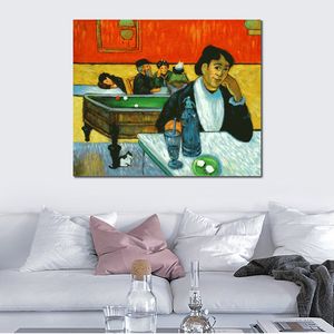 Ręcznie robione obrazy Paul Gauguin of Night Cafe w Arles Landscape Canvas Art for Office Wall Decor