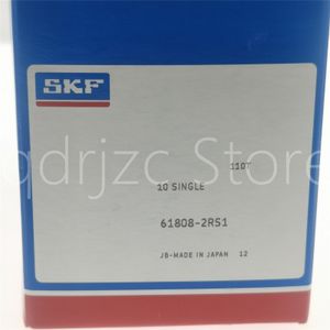 10 шт. SKF Радиальный шарикоподшипник 61808-2RS1 = 6808-2RS 6808DD 6808LU 6808RS 40 мм X 52 мм X 7 мм