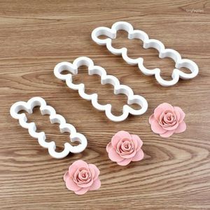 Baking Moulds Rose Cutting Mold Suit Large Medium And Small Sugar Turning Mantou Cake Steamed Rolls Modeling Tool