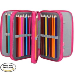 Taschen Kawaii Strafe für Schulstifte Hülle Big 4 Schichten 72 Löcher Bleistiftbase für Mädchen Jungen Stiftbox süße Patronenbeutel Briefpapier Kit