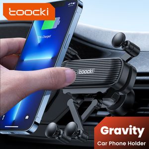 Gravity Holder For Phone in Car Air Vent Clip Mount Mobile Telefon Stand för bil GPS Supportfäste för iPhone 13 14 Pro Xiaomi