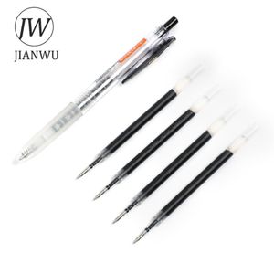 Pennor Jianwu 10st/set 0,5 mm Japan Zebra JF5BKBM Gel Pen Fast Dry Neutral Pen Refill Writing Lämplig för JJ15 JJ77 JJZ33 JJ88