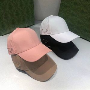 Summer Baseball Caps Classic Brand Logo Triangle Letter Patch Sun Hats Fashion Men Women Couples Hat Sunshade Versatile Casquettes