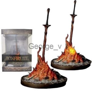 Minifig 21 см Dark Souls фигурку огненный светящийся меч Коллекция Модель игрушки для друзей подарок J230629