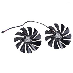 コンピューター冷却2PCS/セット95mm FDC10U12S9-C RX5700 XFX RX 5600 5700 RAW IIグラフィックカード冷却用GPUファン