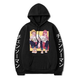 Mens hoodies tröjor japanska anime manga hoodies män kvinnor rolig tecknad grafisk hoody harajuku överdimensionerade svartvita tröja tröjor uni j230629
