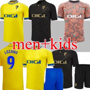 23 24 maglie da calcio Cadice CADIZ CF 2023 2024 LOZANO ALEX Bodiger Juan Cala CAMISETA ASCENSO A LIGA SANTANDER de Carnaval uomo bambini casa lontano magliette da calcio top