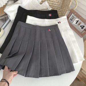 Skirts Pleated Skirt JK Almigthy Sweet Faldas Mujer 2023 Korean Fashion Micro Ruched Japanese Style Summer Dropship