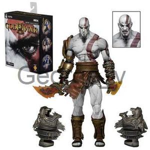 Minifig NECA Oyunu God of War kratos 18cm Aksiyon Figürü Oyuncakları J230629