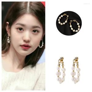 Stud Earrings 2023 Kpop Vicky Same Baroque Freshwater Pearl Vintage Design Elegant Women's Jewelry INS Fashion Accessories Gift