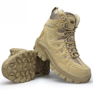 Boots High 2021 New Quality Military Flock Desert Boots Men Shoes Tactical Combat Boots Delta Coturnos Masculino Militar Botas 4046