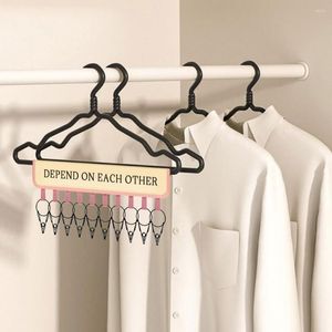 Hangers Practical Hat Hook Iron Reusable Wear-resistant 10 Clips Socks Storage Holder Rack Store