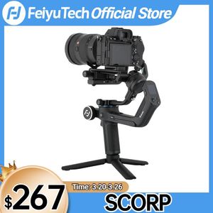 Tillbehör Feiyutech Scorp 3Axis Handhållen Gimbal Stabilizer Handtag Grip för DSLR Camera Sony/Canon med Display Screen Simplified Version