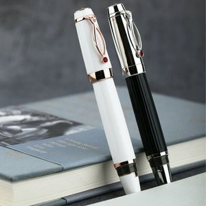 Stifte MajooHn X1 Retractable Fountain Pen Iridium EF f Nib weiße schwarze Taschensize