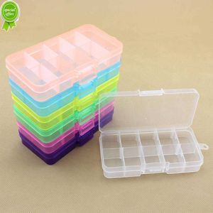 Plastic Storage Box Case Screw Holder Boxes Compart Jewelry Earring Display Case Organize Terminal Screw Beads Organizer Boxes