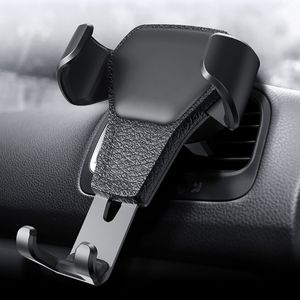 Gravity Car Phone Holder Air Vent Clip Mount Universal Mobile Cell Stand per iPhone Huawei Xiaomi Smartphone Supporto GPS