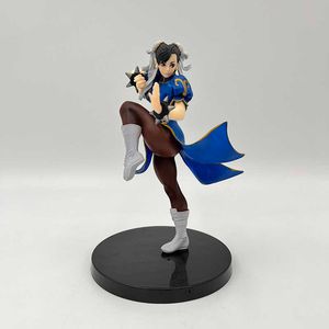 Action Toy Figures 18cm Pop Up Parade Street Fighter Anime Figure Chun Li Battle Costume Action Figur Sexig tjej Figur Figur Collection Model Toy