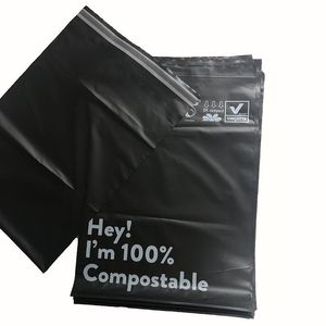 Koperty Sherpen 50pcs/partia biodegradowalna torba kompostowalna