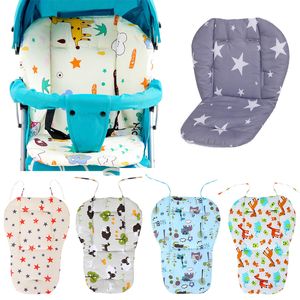 Barnvagnsdelar Tillbehör Baby Barn Hights Cushion Pad Mat Booster Seats Feed Chair Cushi på bomullstyg 230628