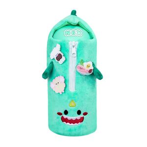 バッグNewmebox Kawaii Pencil Case Unicorn Pencil Case Plush School Supplies Trousse Scolaire Pen Case Estuche Escolar Cute Pencil Box