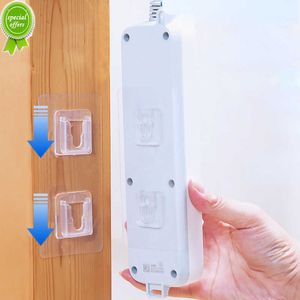 New Double-Sided Adhesive Wall Hooks Hanger Strong Transparent Hooks Suction Cup Sucker Wall Storage Holder For Kitchen Bathroom