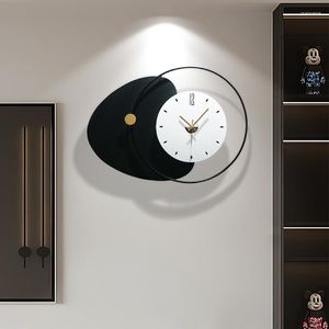 Wall Clocks Bedroom Design Black Nordic Interior Metal Clock Luxury Modern Reloj Pared Decorativo Home Decor Living Room