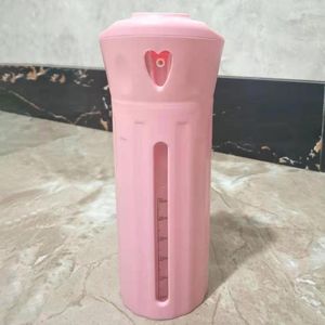 Garrafas de armazenamento Dispensador de grau alimentício Garrafa giratória 4 em 1 Multiuso Vazio Shampoo Condicionador Recipiente para sabonete líquido
