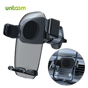 Untoom Car Phone Holder Air Vent Hook Clip Mount Mobile Cell Phone Stand in Car GPSブラケットのiPhone 14 13 12 Pro Max Xiaomi