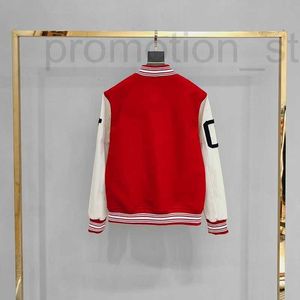 Kurtki męskie projektant mężczyzn Casual Classic Proste Cool Design School college Quilded Varsity Jacket Skórzane rękawy wełna wełniane baseballowe blachaty męskie męskie 7v3J