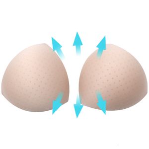 Breast Pad 1234Pair Removeable Breathable Triangle Sponge Push Up Bra Pads Enhancer Padding Cups for Swimsuit Bikini Inserts 230628