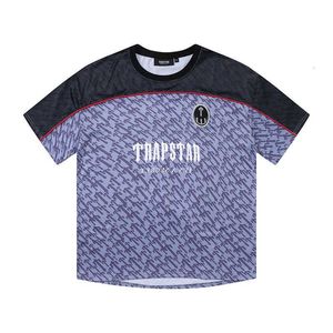 Camisa masculina de design Trapstar Football Jersey t Shirts Casais Letter T-shirts Women Trapstars Trendy Pullovers Tees Zyo6