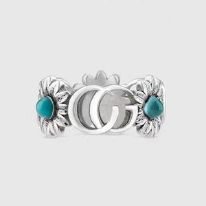 Luxury Ring for Women Men Ring Designer Fashion Titanium steel engraved monogram ring Engagement ring sizes 5-11
