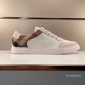 en kaliteli Rahat Ayakkabılar Tasarımcı Lüks Nedensel Vintage Kontrol Sneakers Yaz Flats Ayakkabı Hakiki Deri Erkek Kadın